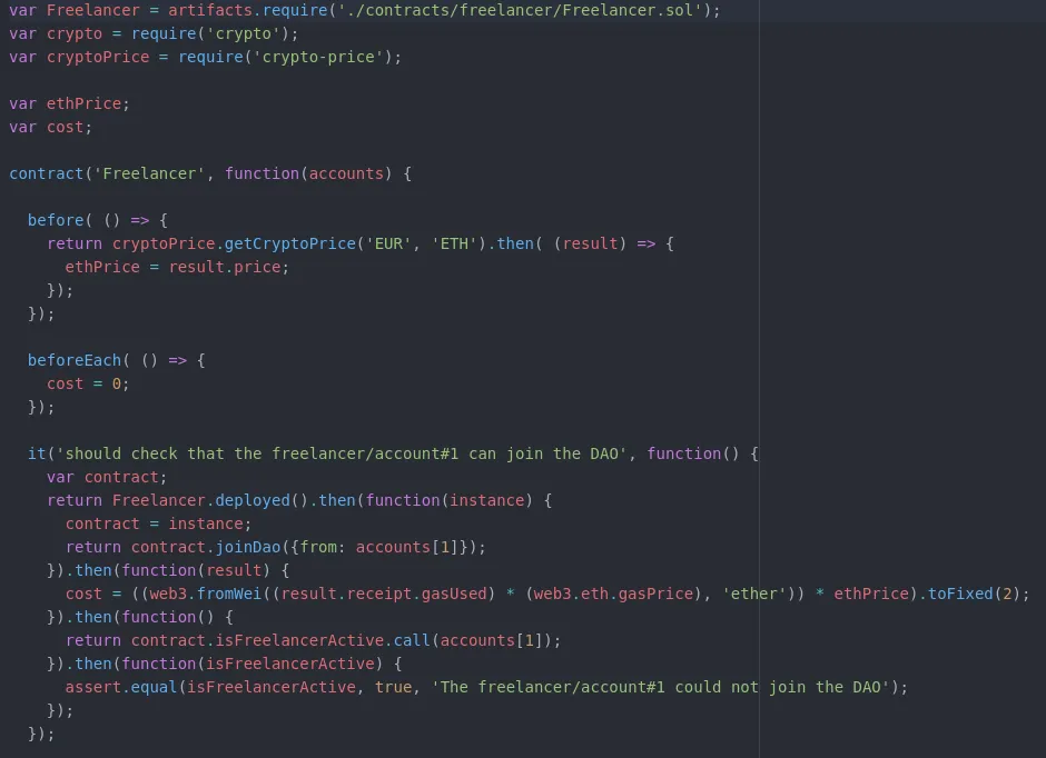 solidity smart contract