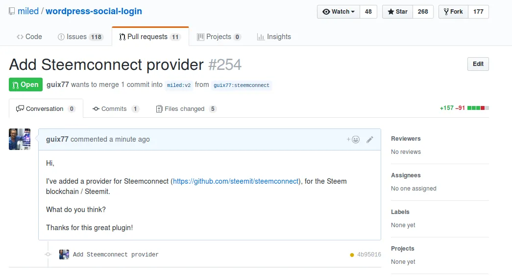 Wordpress PR